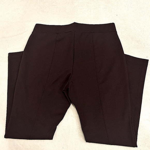 Michael Kors Seamed Leggings Chocolate Brown Size Large New With Tag Authentic - Picture 2 of 4